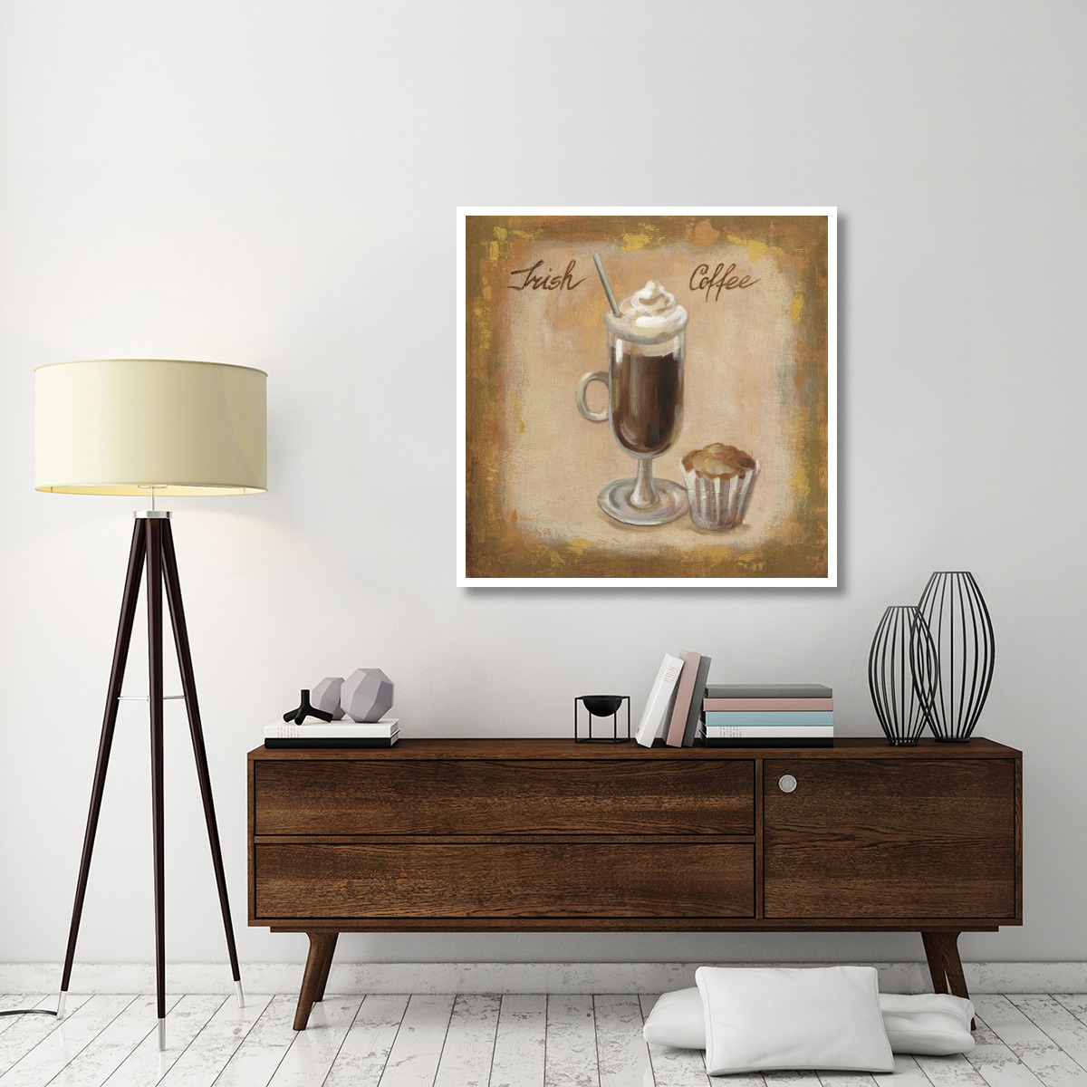 Coffee Time V -Paper Art-42&quotx42"