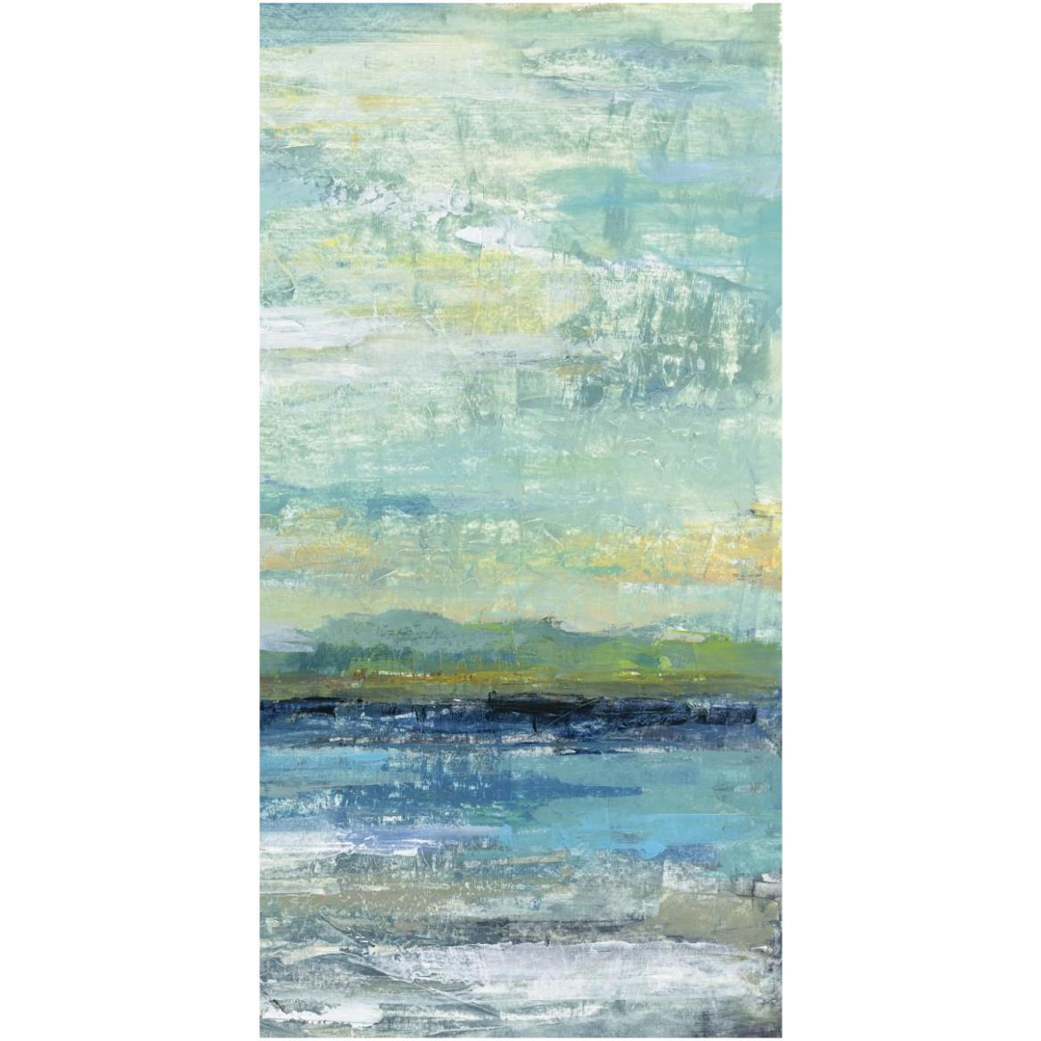 Calm Lake Panel III -Paper Art-32&quotx62"