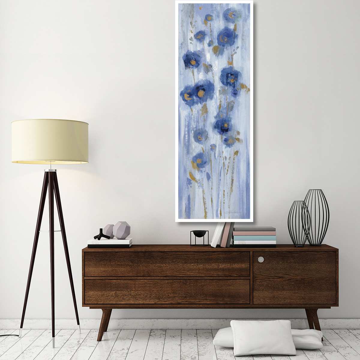 Seaside Flowers II -Paper Art-26&quotx74"