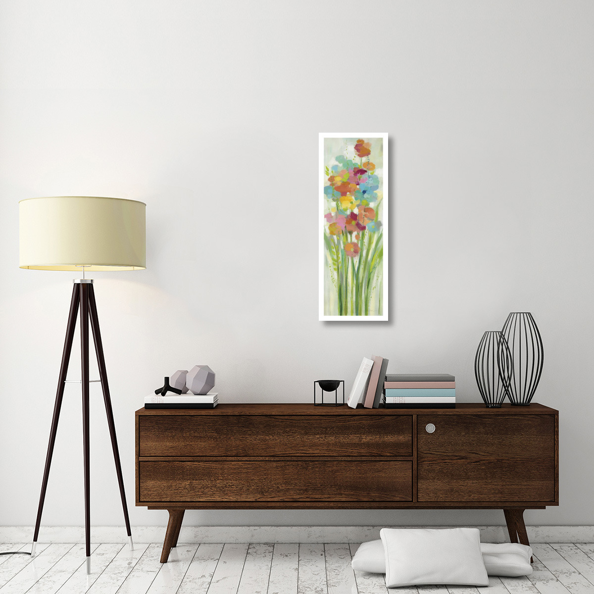 Long Stem Bouquet II -Paper Art-14&quotx38"