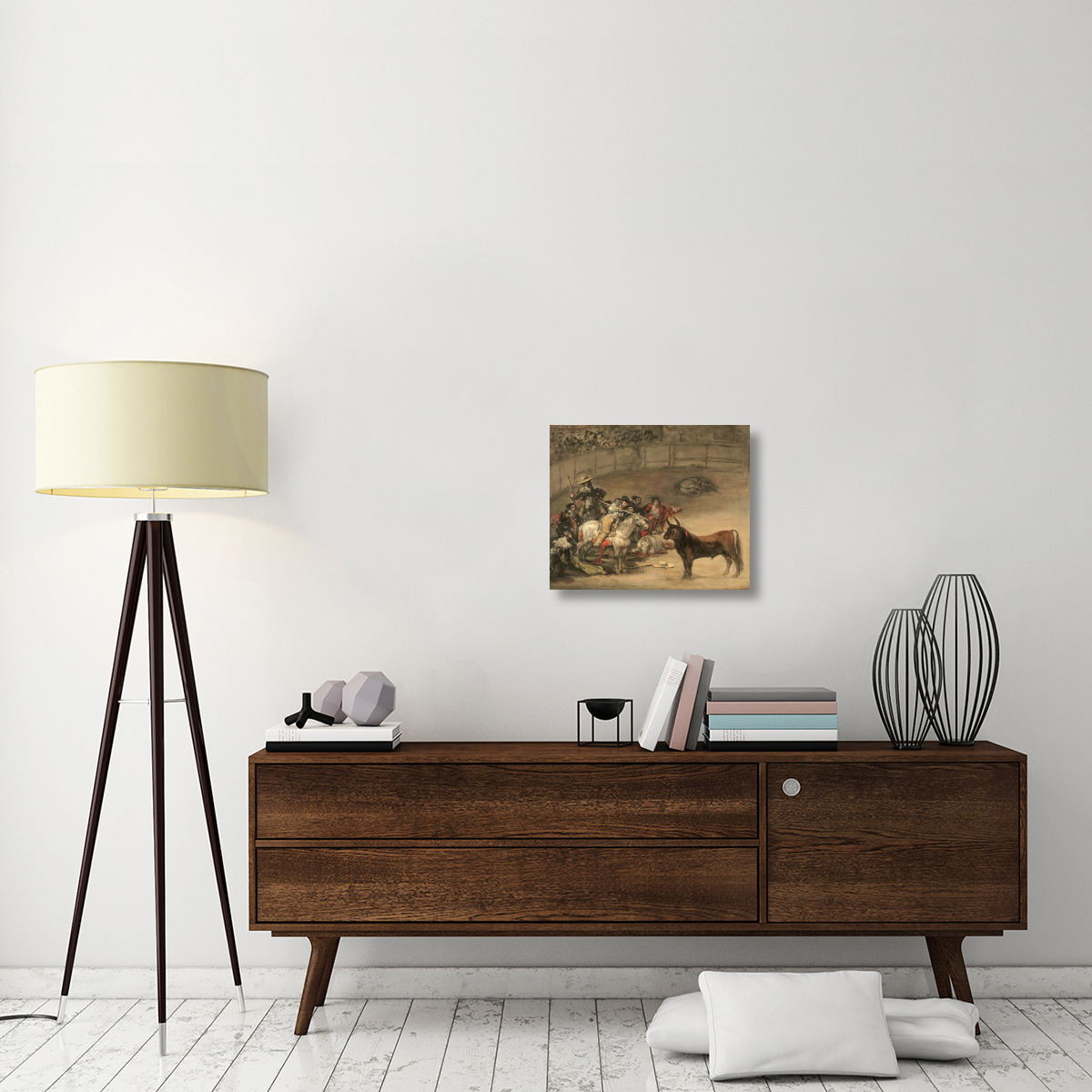 Bullfight, Suerte de Varas-Canvas Art-22&quotx18.04"