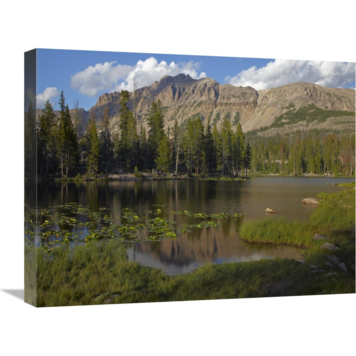 Butterfly Lake, Uinta Range, Utah-Canvas Art-24&quotx18"