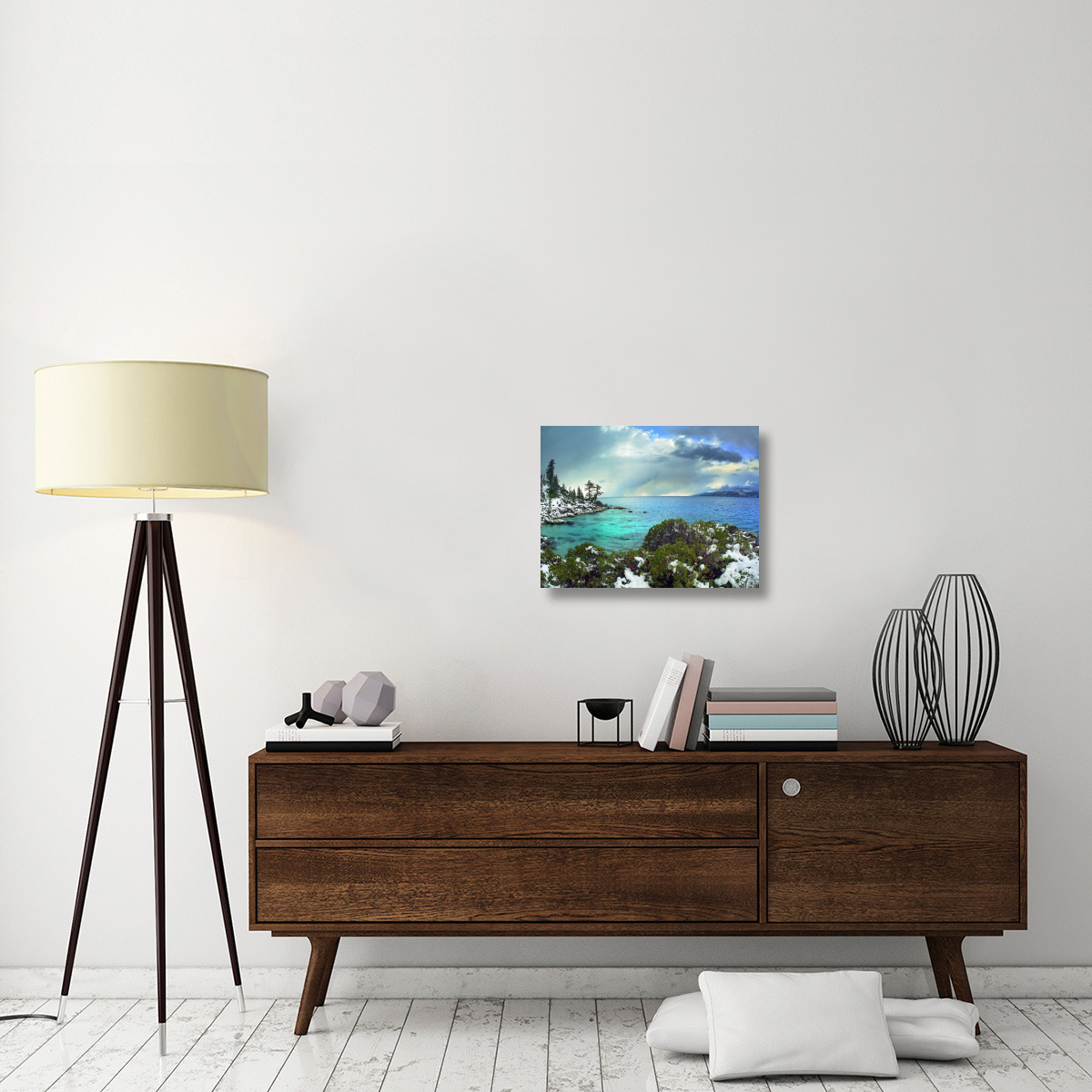 Memorial Point, Lake Tahoe, Nevada-Canvas Art-24&quotx18"