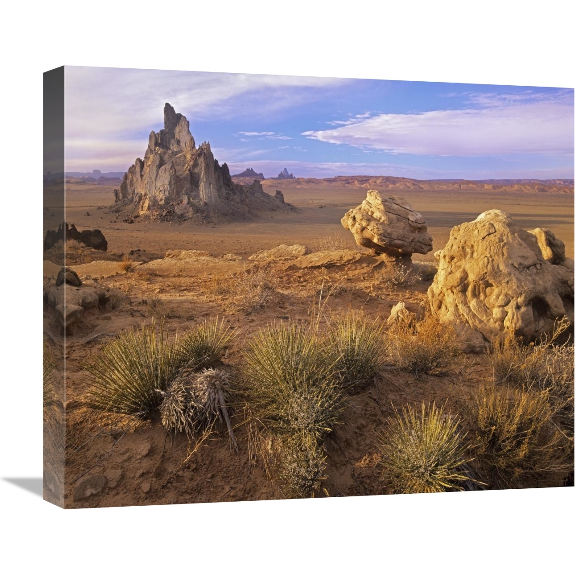 Church Rock, Monument Valley, Arizona-Canvas Art-22&quotx18.26"