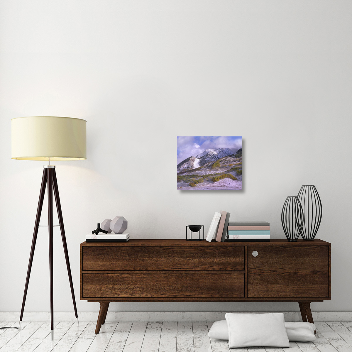 Elk Mountains with snow in autumn, Colorado-Canvas Art-22&quotx18.26"