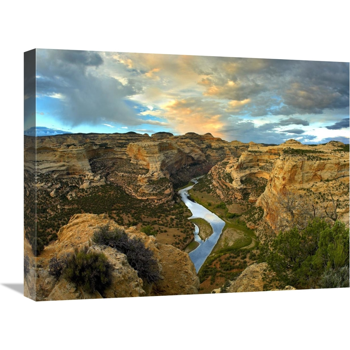 Yampa River, Dinosaur National Monument, Colorado-Canvas Art-24&quotx18"