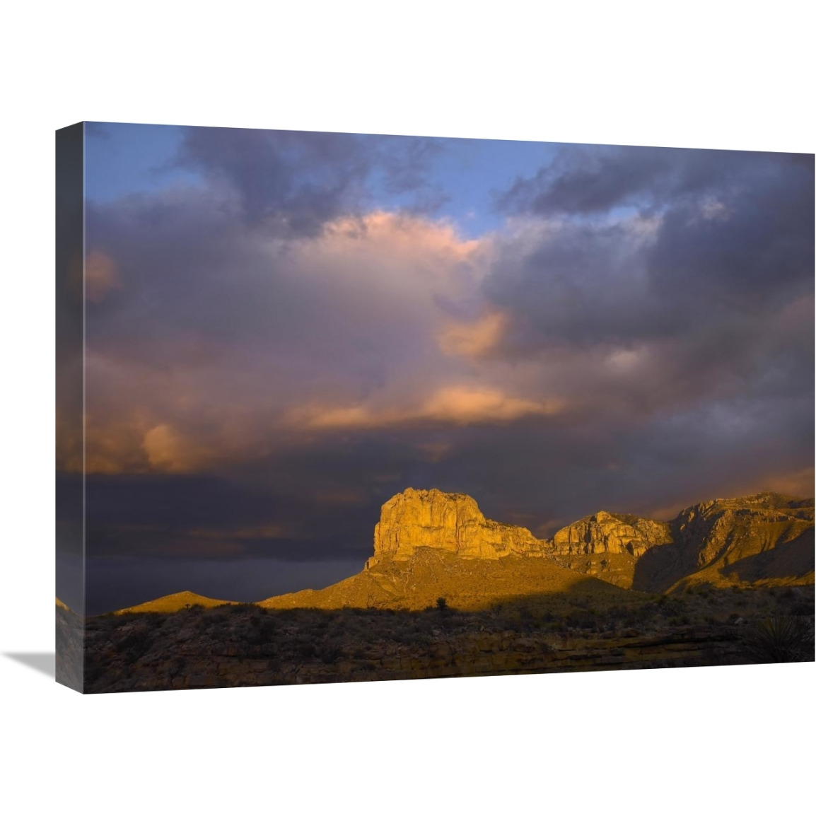 El Capitan, Guadalupe Mountains National Park, Texas-Canvas Art-24&quotx18"