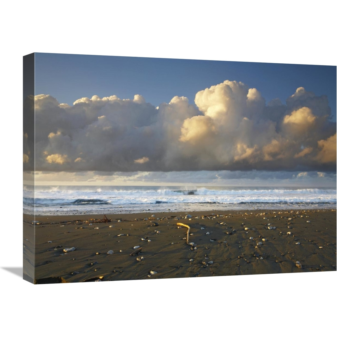 Beach and waves, Corcovado National Park, Costa Rica-Canvas Art-24&quotx18"