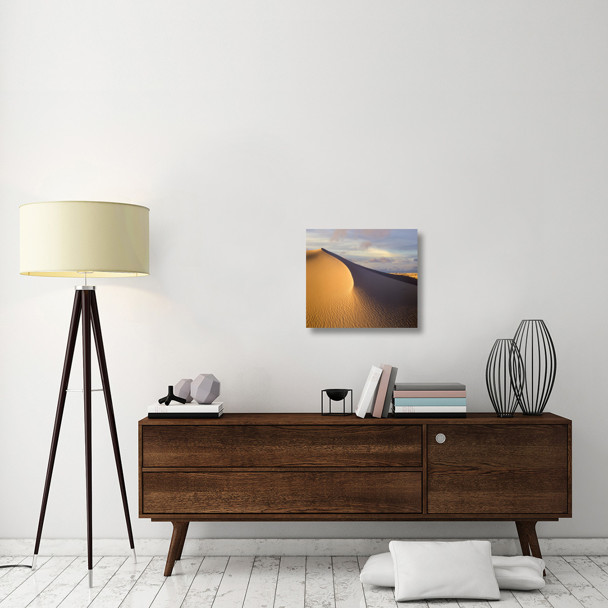 Sand dune, White Sands National Monument, New Mexico-Canvas Art-22&quotx19.58"