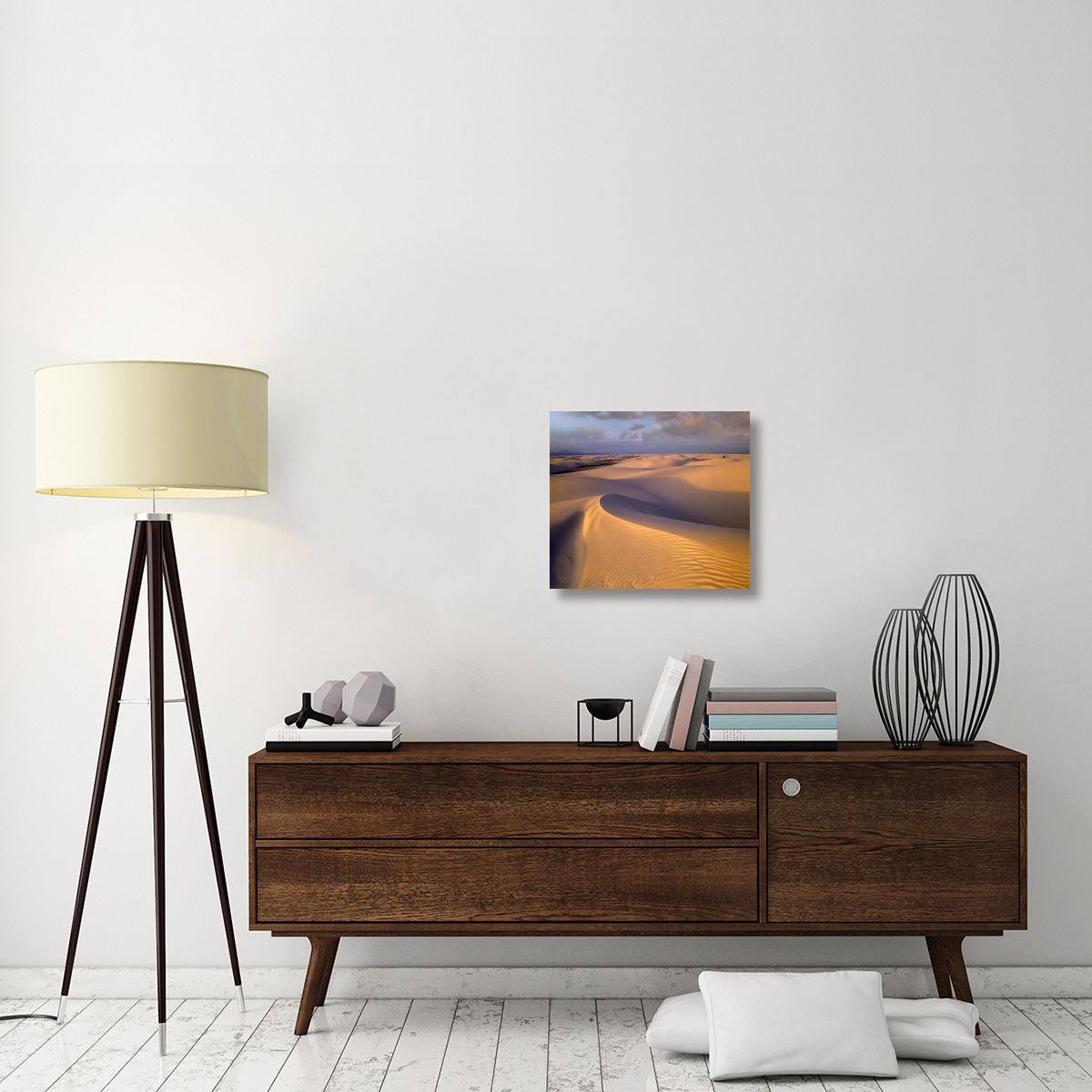 Sand dunes, White Sands National Monument, New Mexico-Canvas Art-22&quotx19.58"