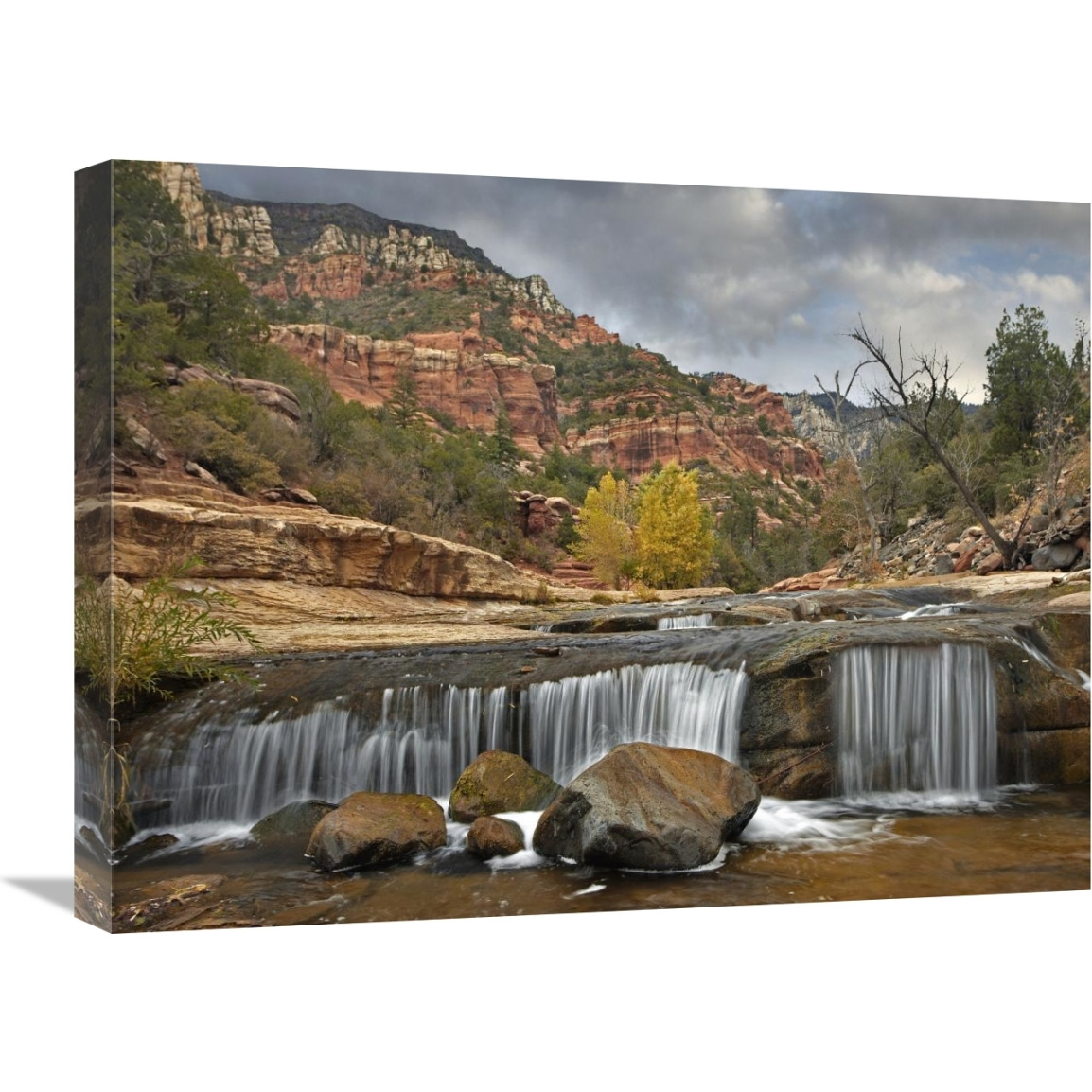 Oak Creek in Slide Rock State Park near Sedona, Arizona-Canvas Art-24&quotx18"