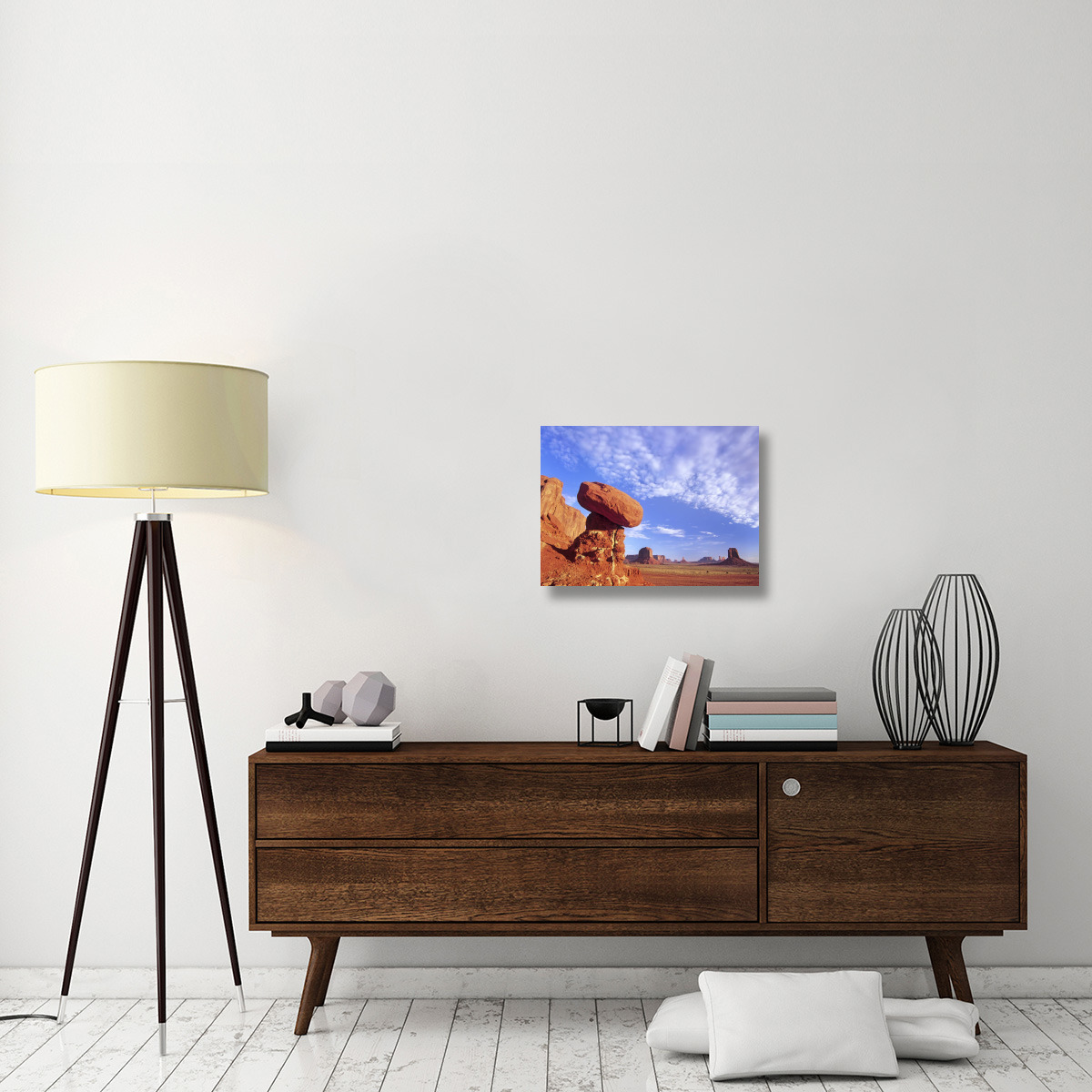 Mushroom Rock in Monument Valley Najavo Tribal Park, Arizona-Canvas Art-24&quotx18"