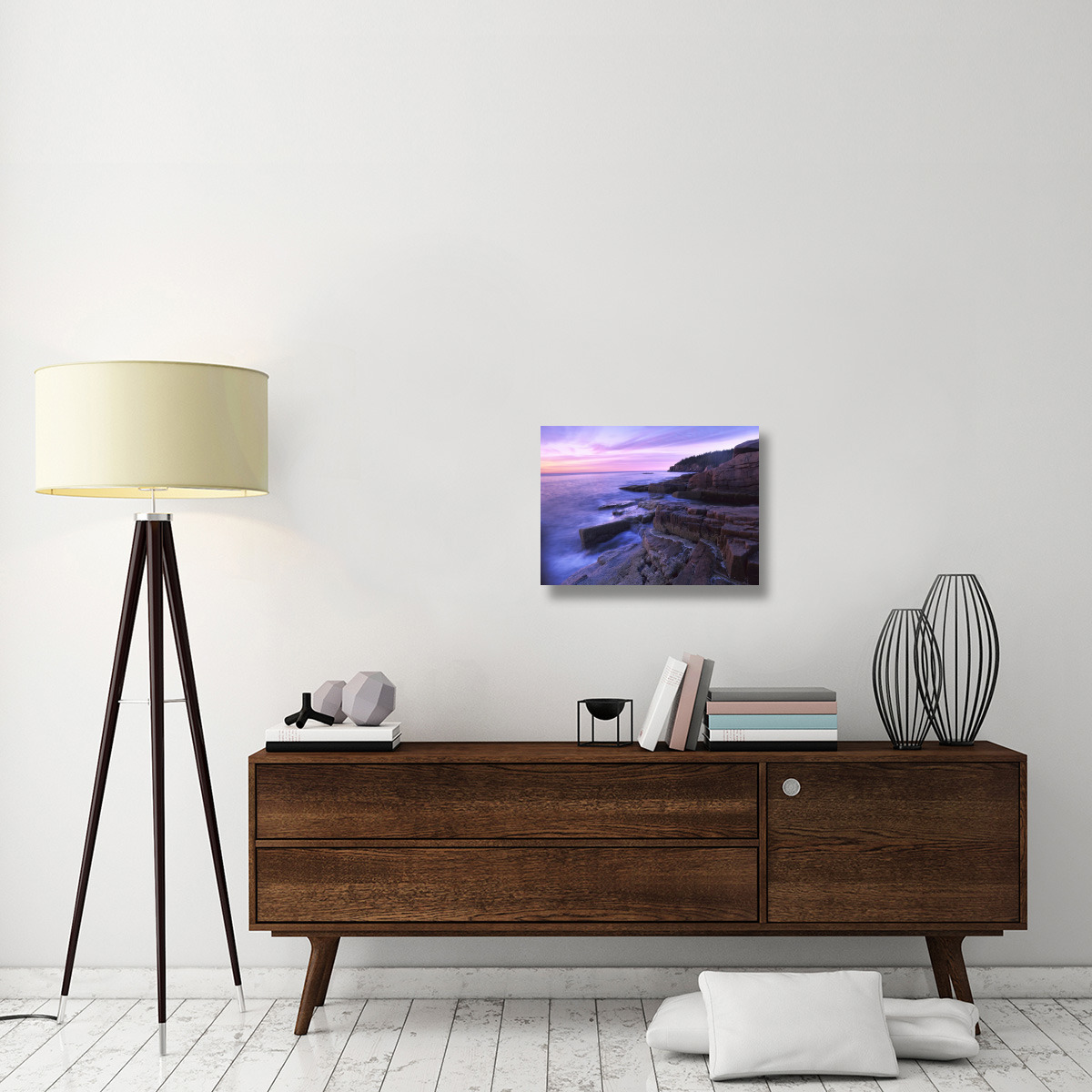 Atlantic coast near Thunder Hole, Acadia National Park, Maine-Canvas Art-24&quotx18"