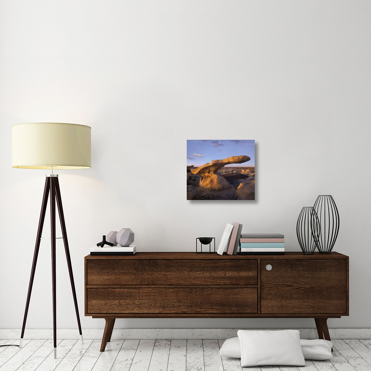 Eroded rock, Bisti Badlands, Bisti Wilderness Area, New Mexico-Canvas Art-22&quotx19.58"