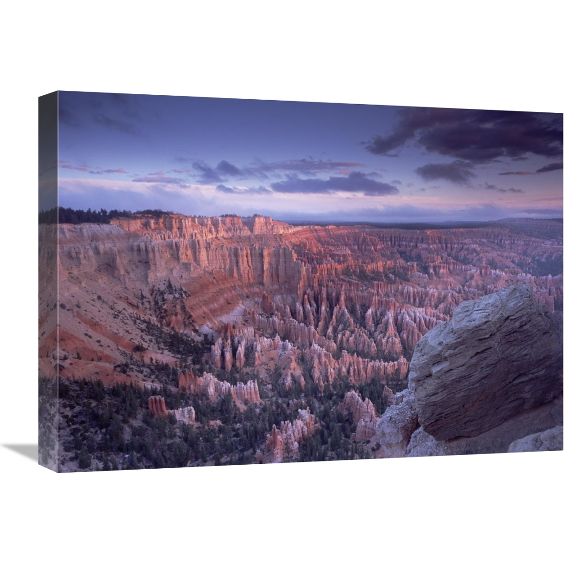 Amphitheater from Bryce Point, Bryce Canyon National Park, Utah-Canvas Art-24&quotx18"