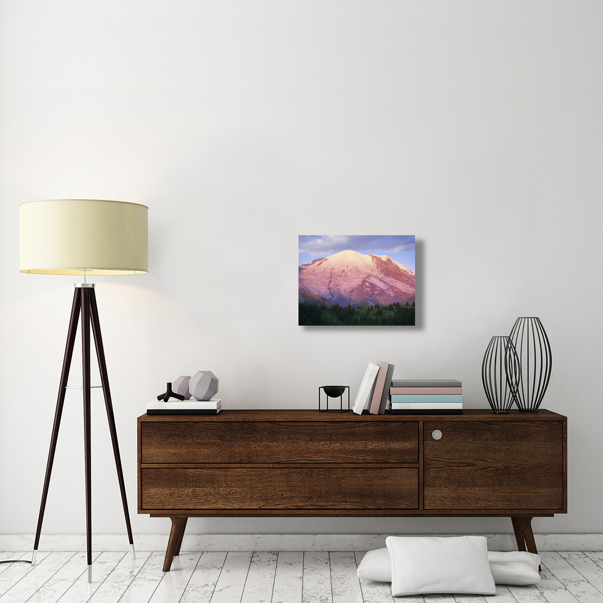 Mount Rainier at sunrise, Mount Rainier National Park, Washington-Canvas Art-24&quotx18"