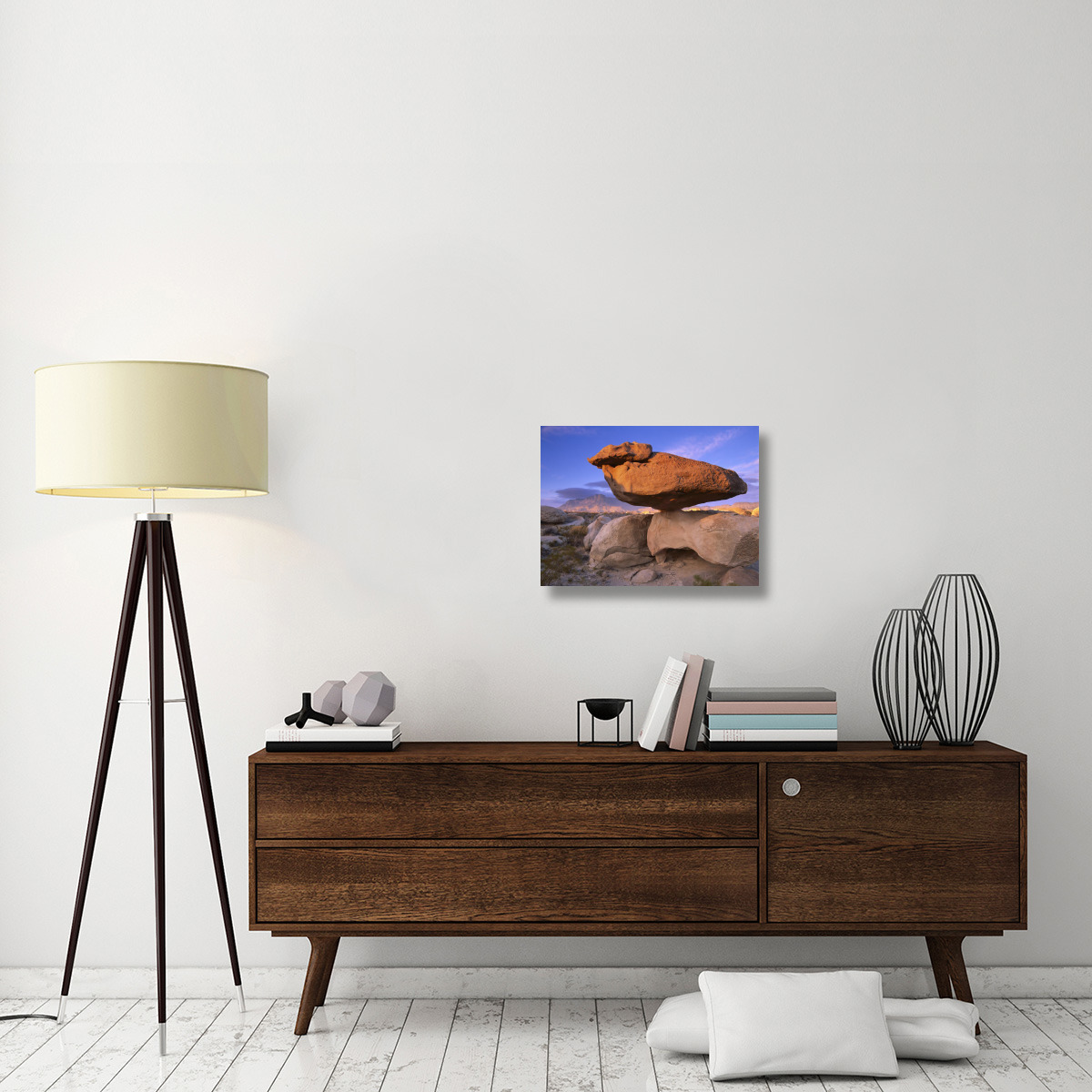 El Capitan and Balanced Rock, Guadalupe Mountains National Park, Texas-Canvas Art-24&quotx18"