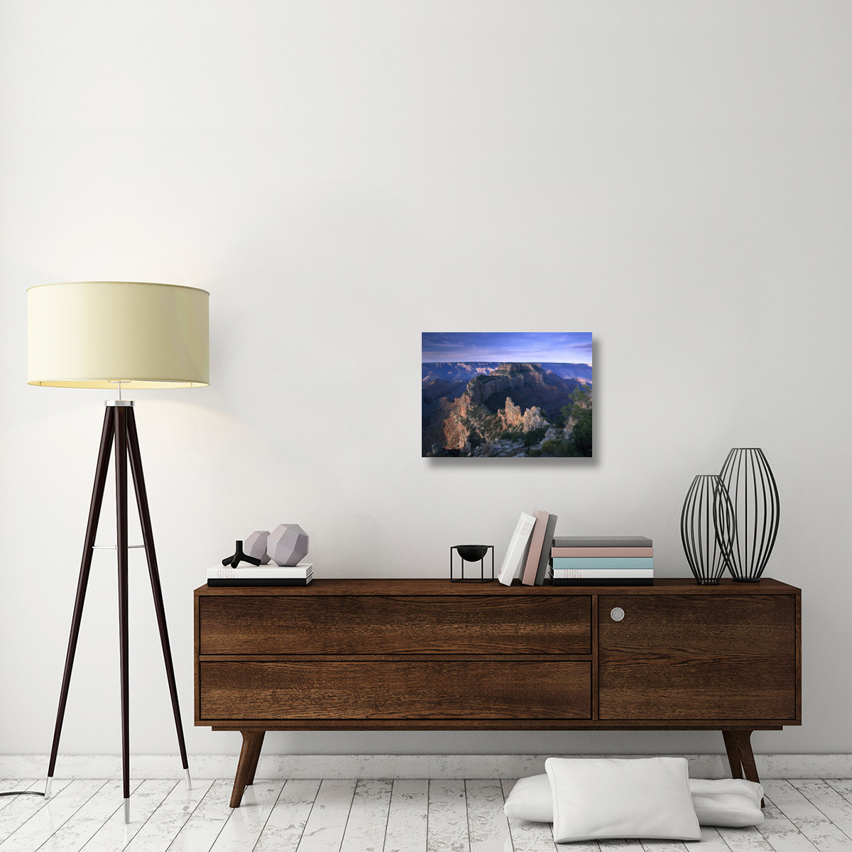 Wotans Throne from Cape Royal, North Rim, Grand Canyon National Park, Arizona-Canvas Art-24&quotx18"