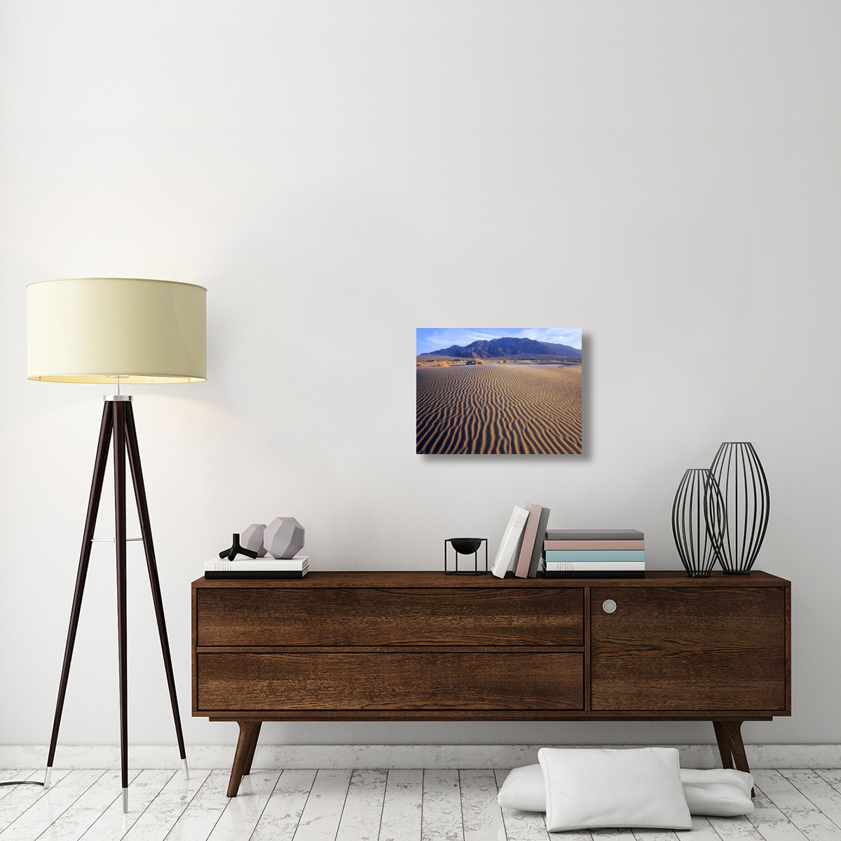 Tucki Mountain and Mesquite Flat Sand Dunes, Death Valley National Park, California-Canvas Art-24&quotx18"