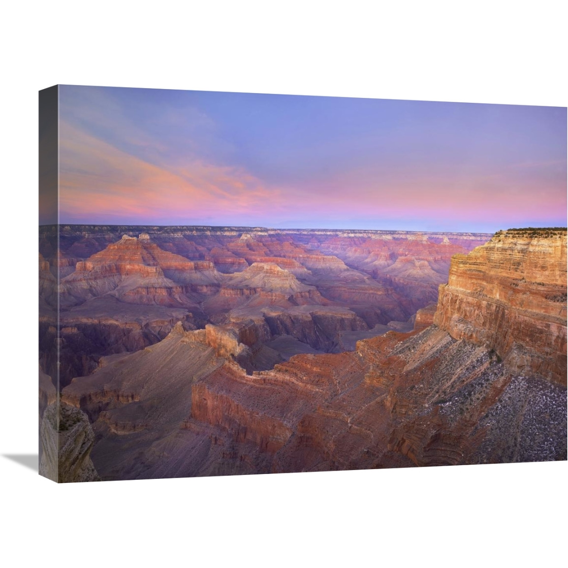 Grand Canyon as seen from Mohave Point at sunset, Grand Canyon National Park, Arizona-Canvas Art-24&quotx18"