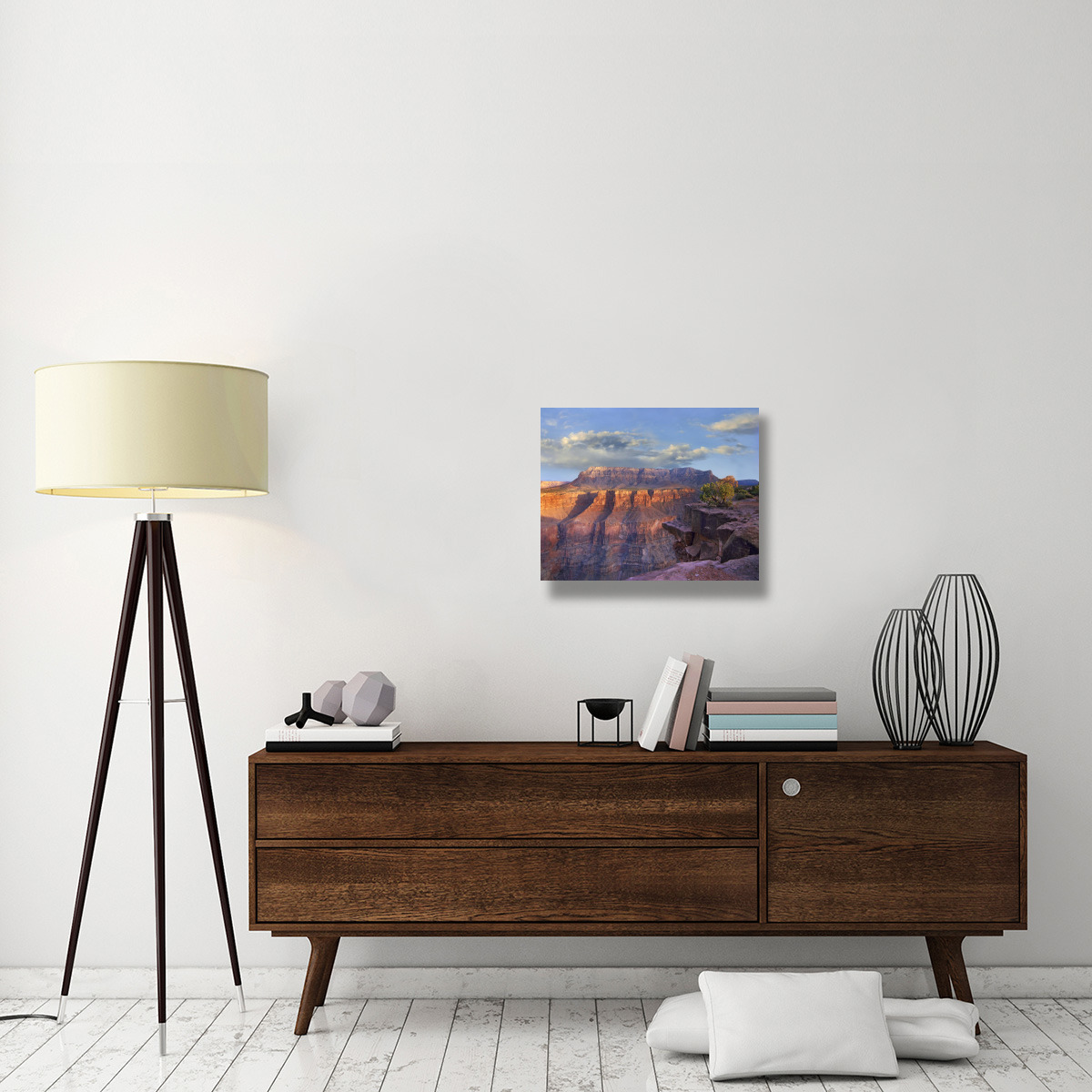 Sandstone cliffs and canyon seen from Toroweap Overlook, Grand Canyon National Park, Arizona-Canvas Art-24&quotx20"