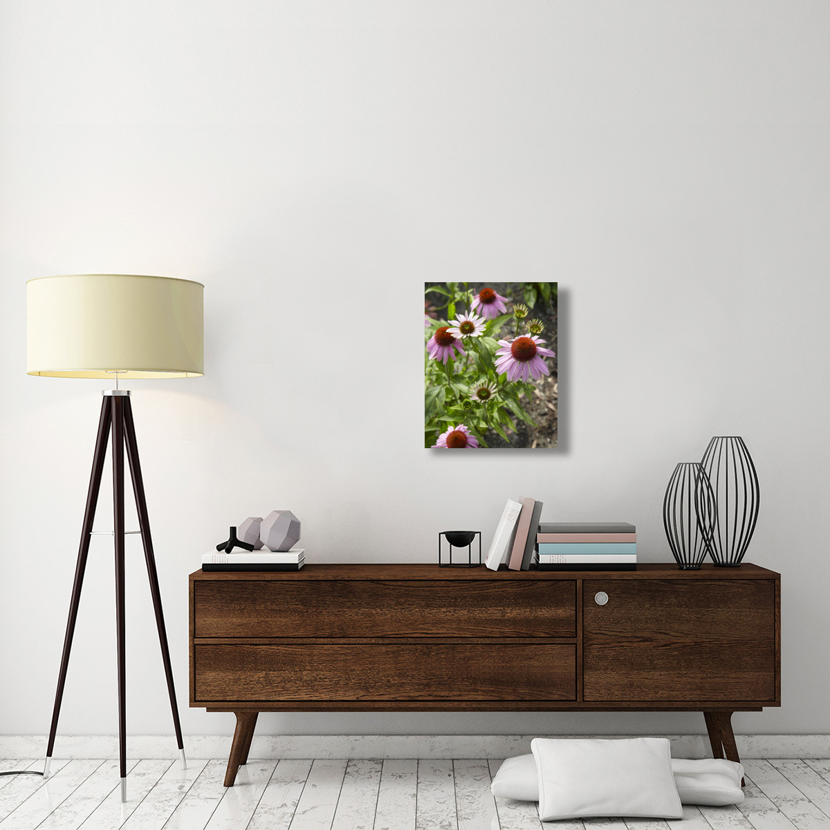 Coneflower flowers-Canvas Art-20&quotx24"