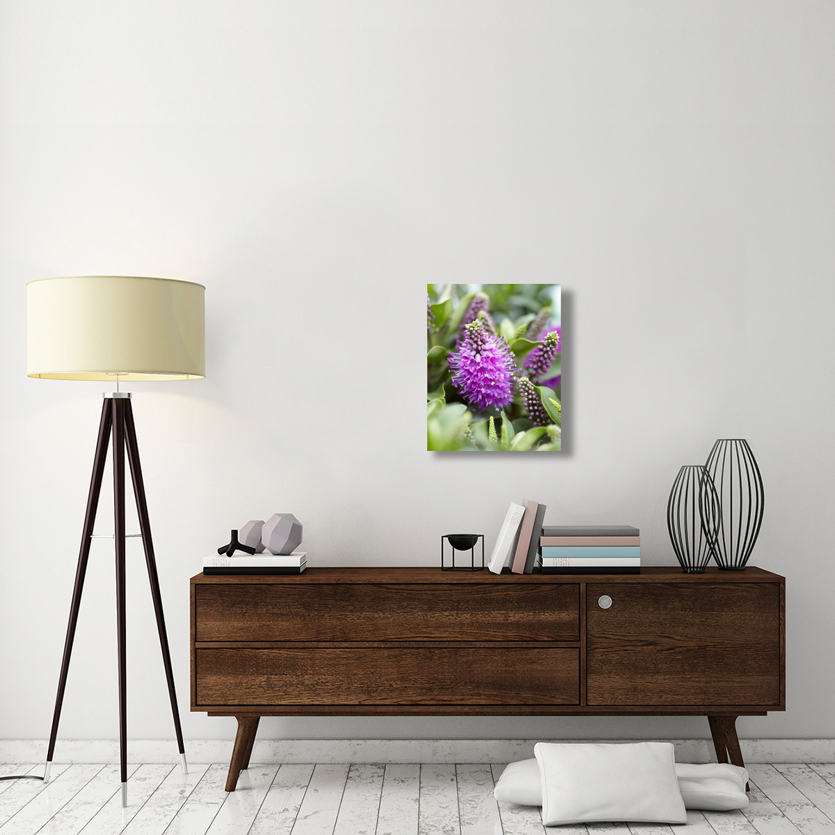 Hebe dona diana variety flowers-Canvas Art-20&quotx24"