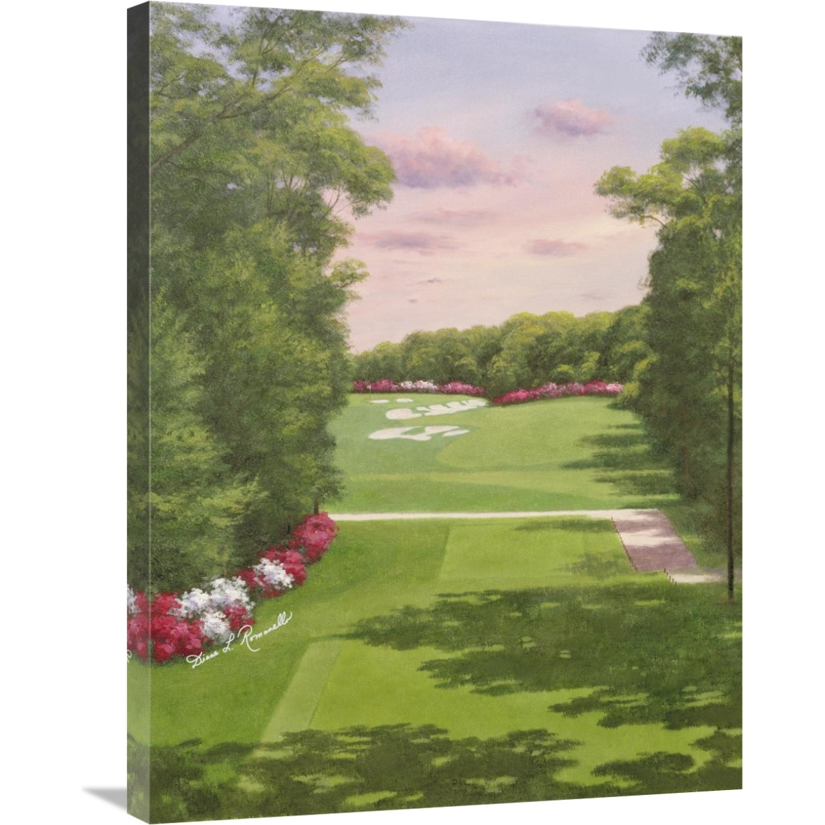 4th Hole Bethpage Black-Canvas Art-24&quotx32"