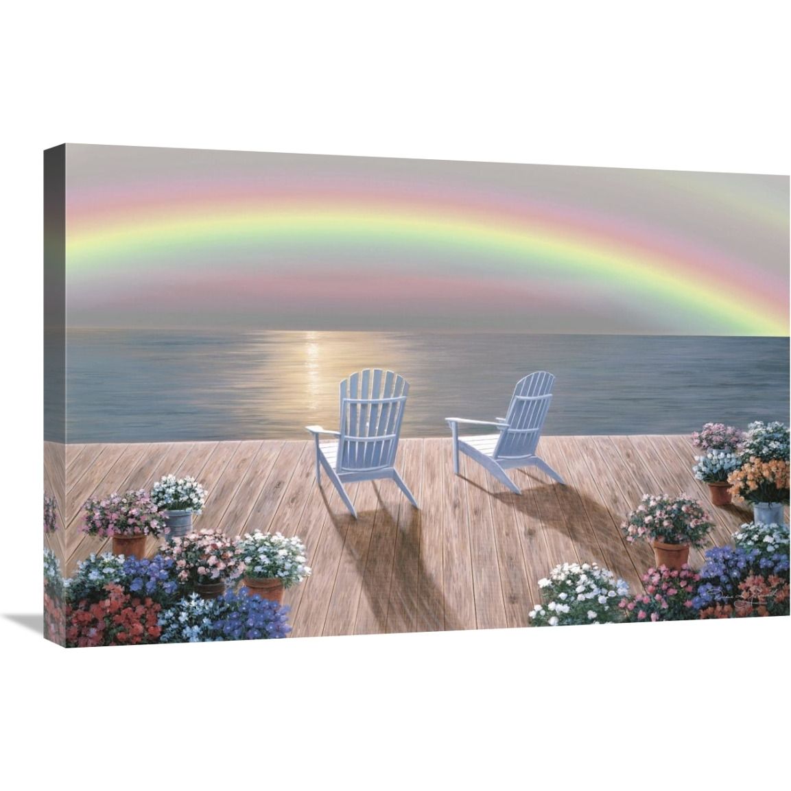 Rainbow Wishes-Canvas Art-30&quotx20"