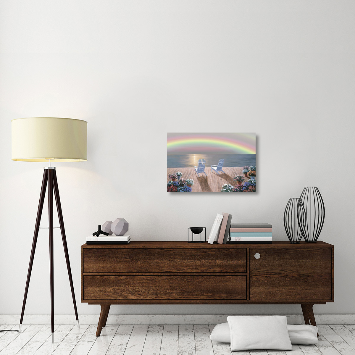 Rainbow Wishes-Canvas Art-30&quotx20"