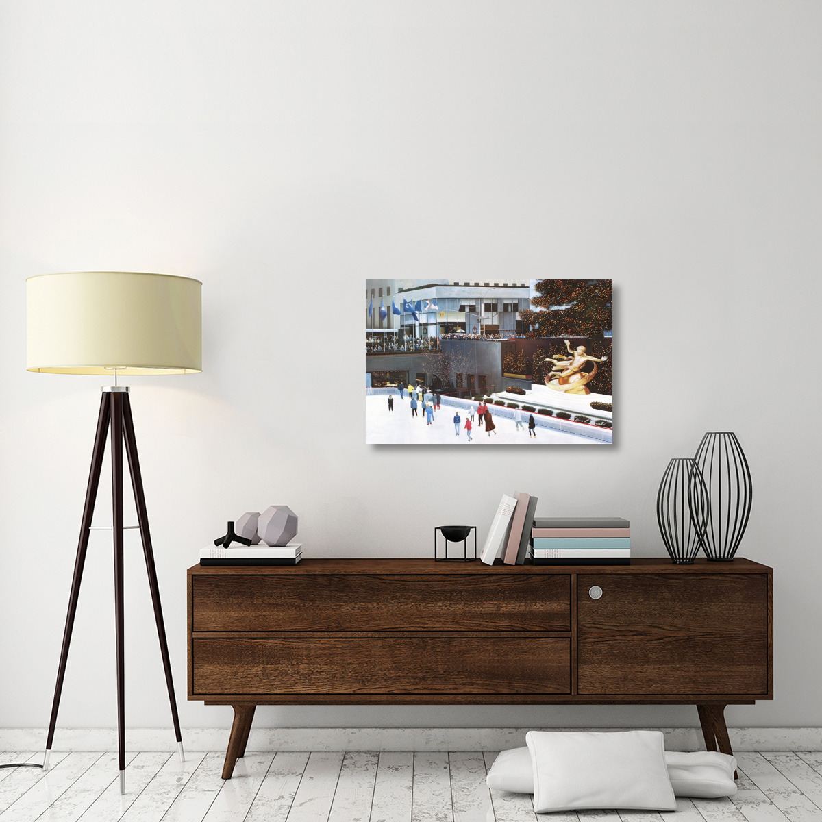 Rockefeller Center-Canvas Art-36&quotx24"