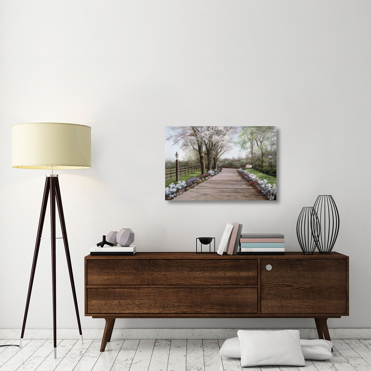 Country Lane-Canvas Art-36&quotx24"