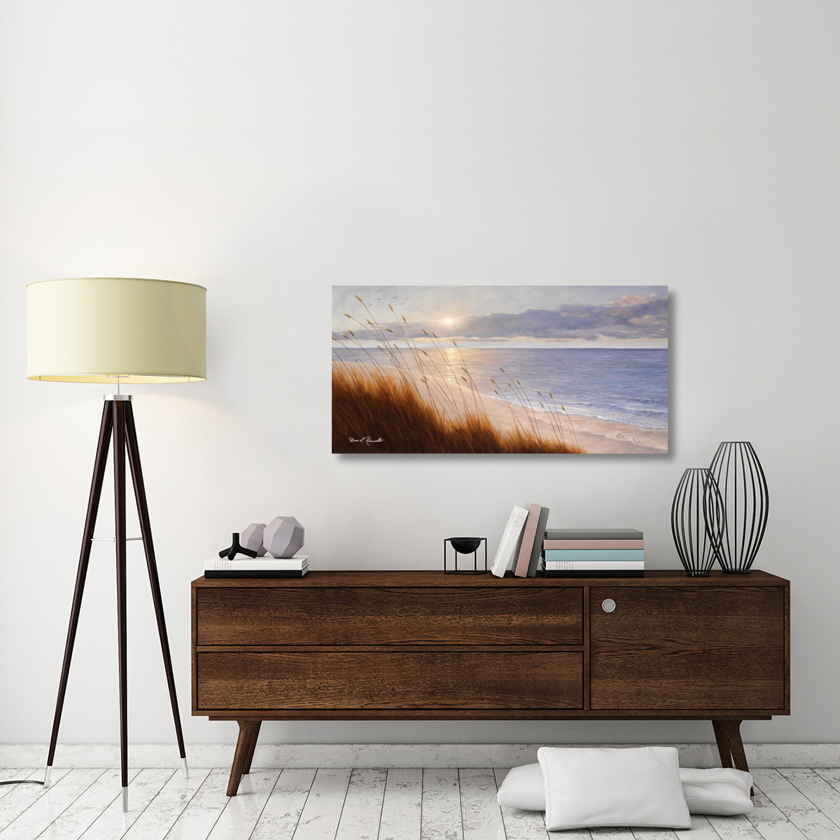 Coast Line-Canvas Art-48&quotx24"