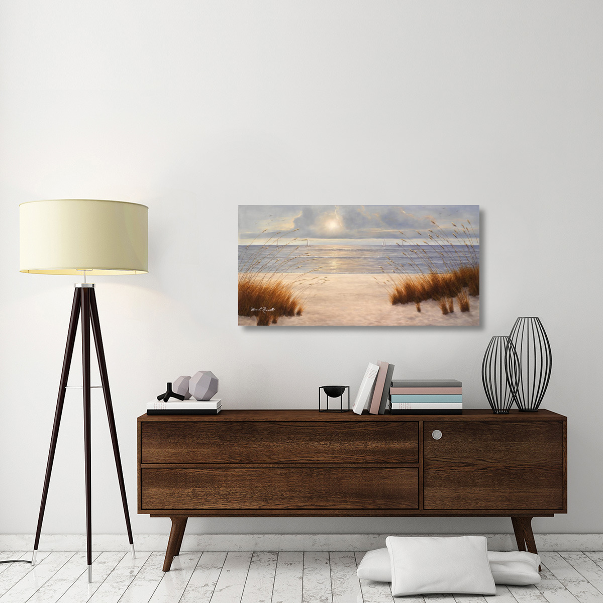 Beach Days-Canvas Art-48&quotx24"