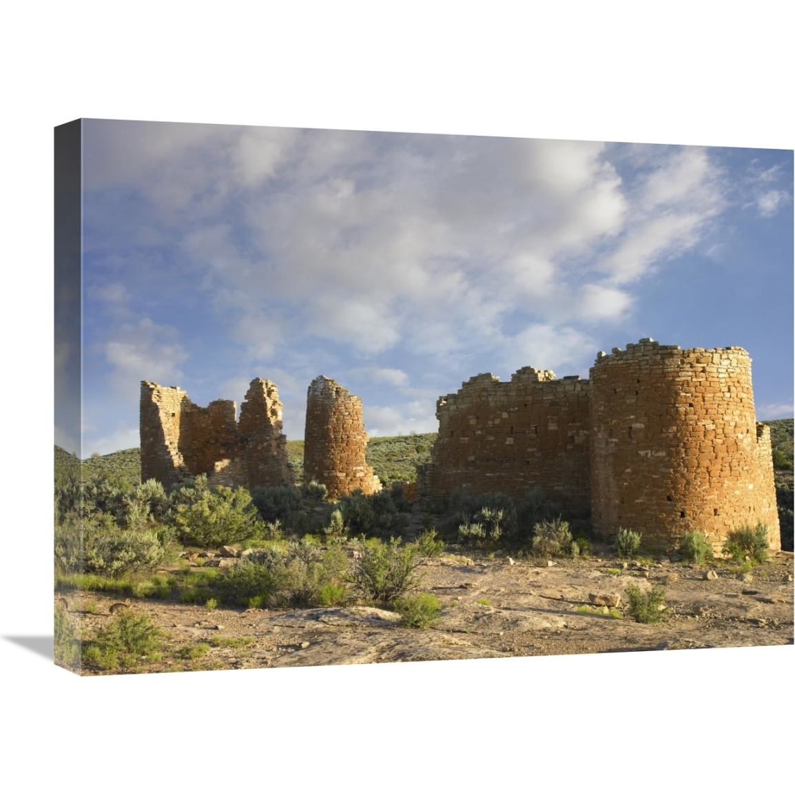 Hovenweep Castle at Little Ruin Canyon, Hovenweep National Monument, Utah-Canvas Art-24&quotx18"