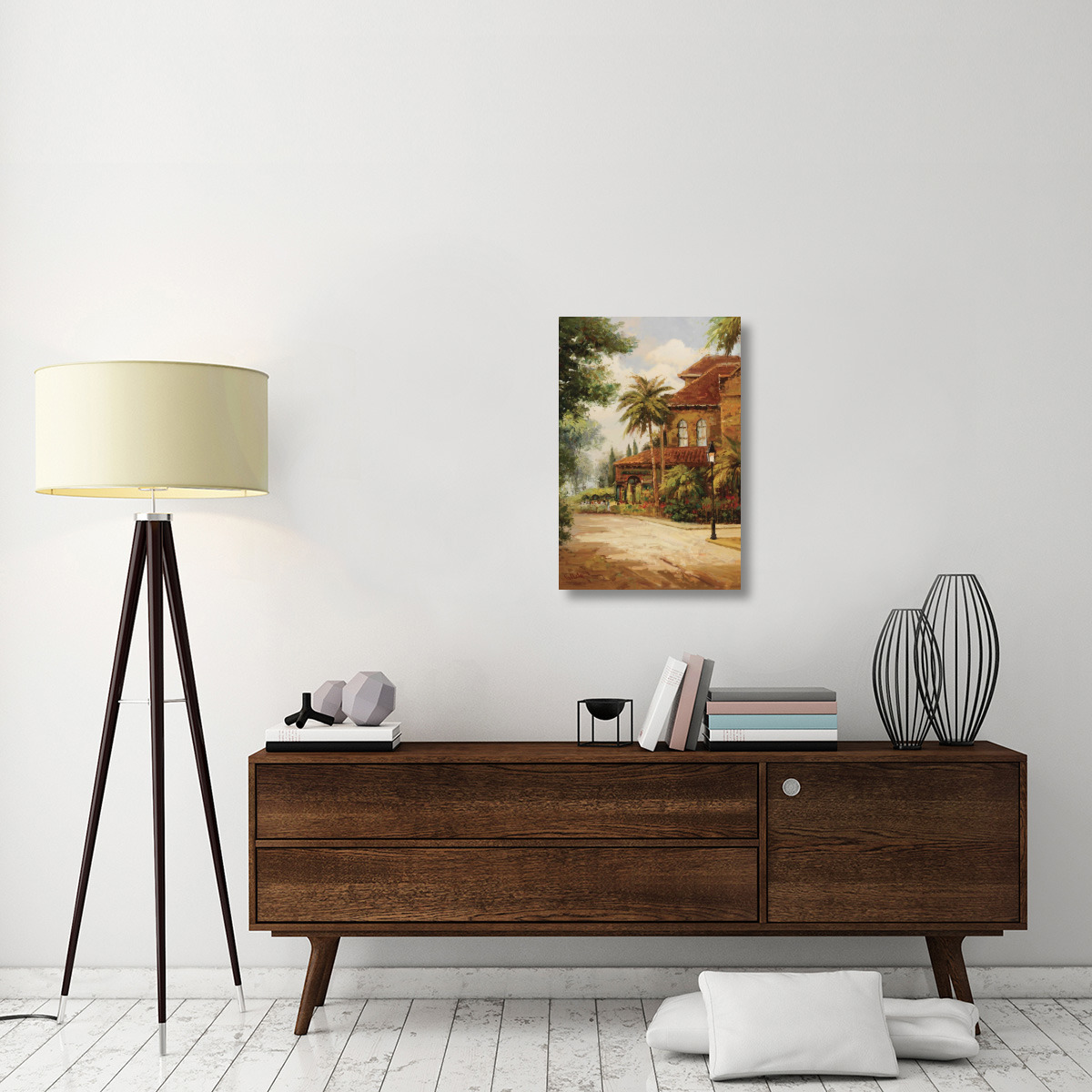 Hacienda de Santiago - Vertical Crop-Canvas Art-20&quotx30"