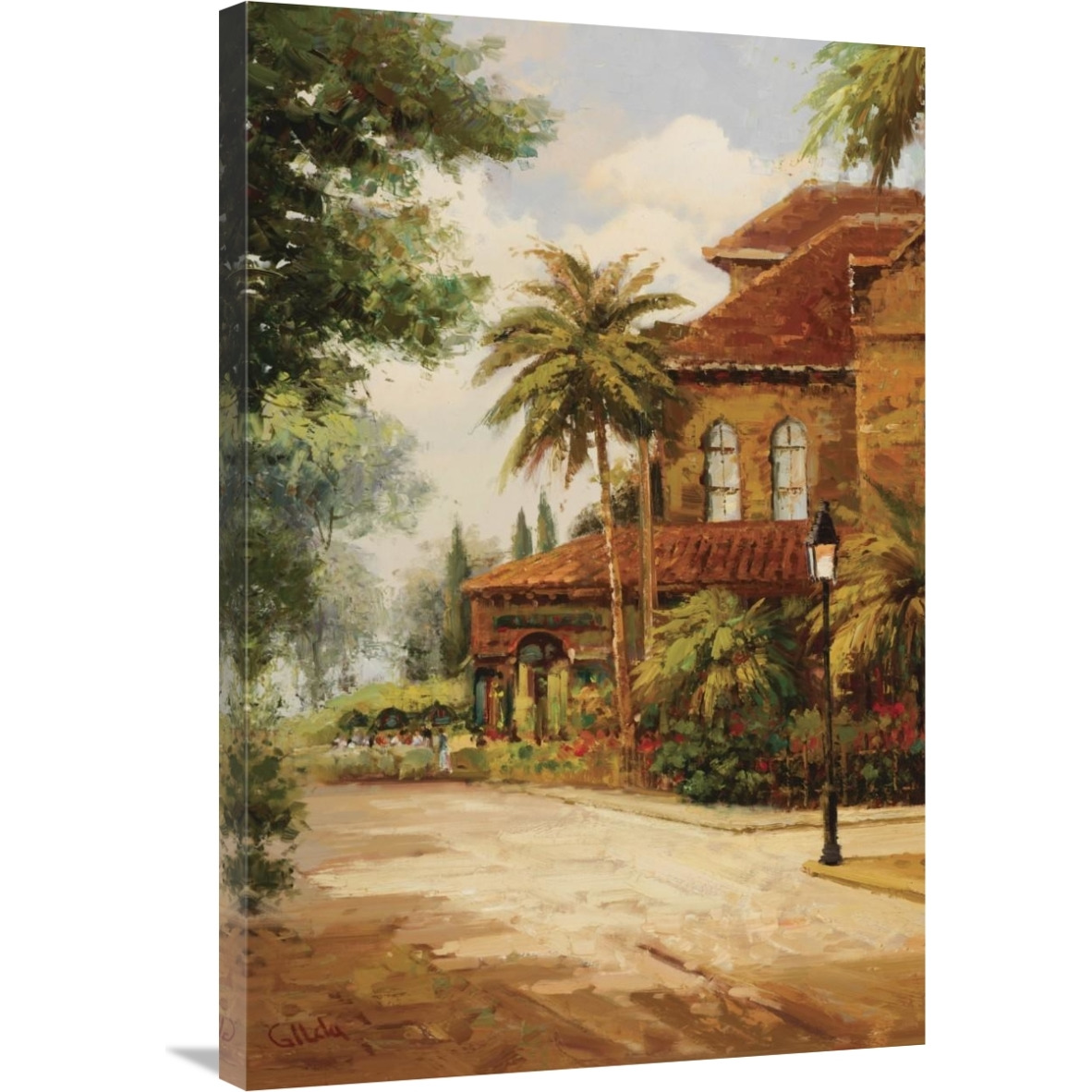 Hacienda de Santiago - Vertical Crop-Canvas Art-24&quotx36"