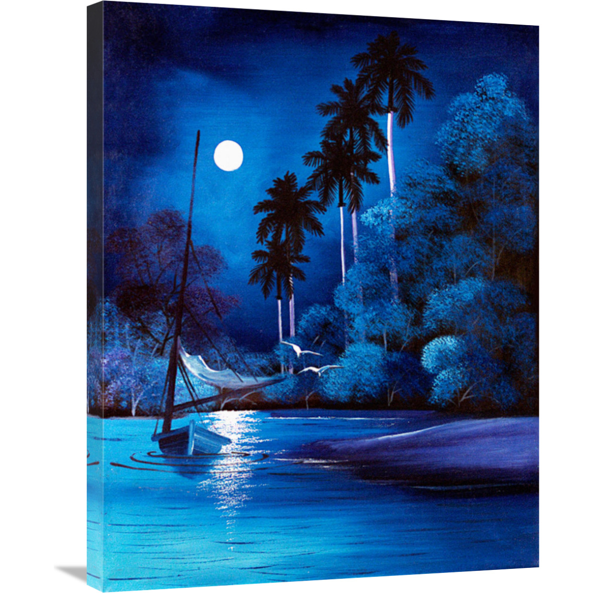 Blue Acres-Canvas Art-24&quotx32"