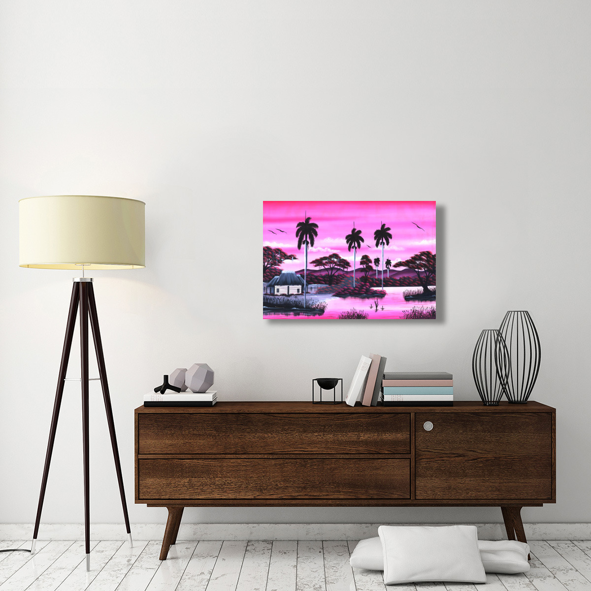 Jumby Village 1-Canvas Art-36&quotx24"