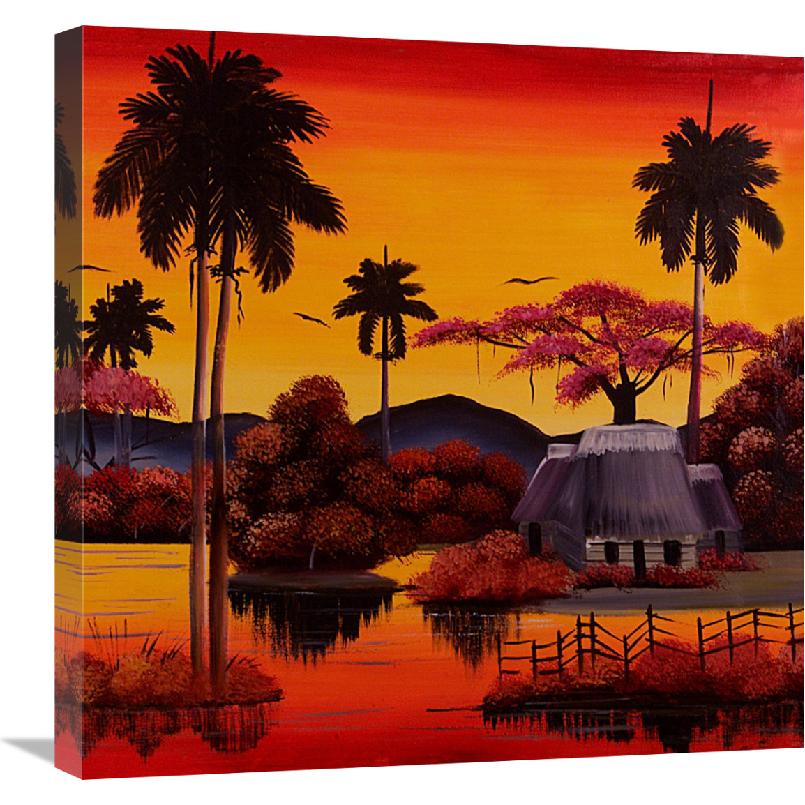 Palms Way-Canvas Art-24&quotx24"