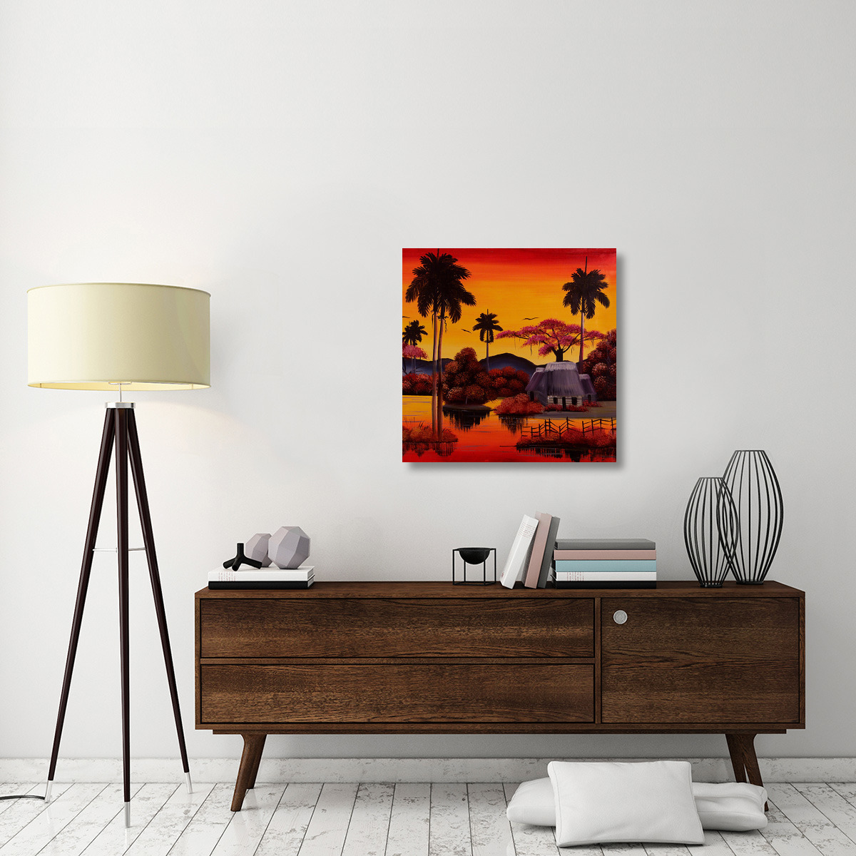 Palms Way-Canvas Art-30&quotx30"