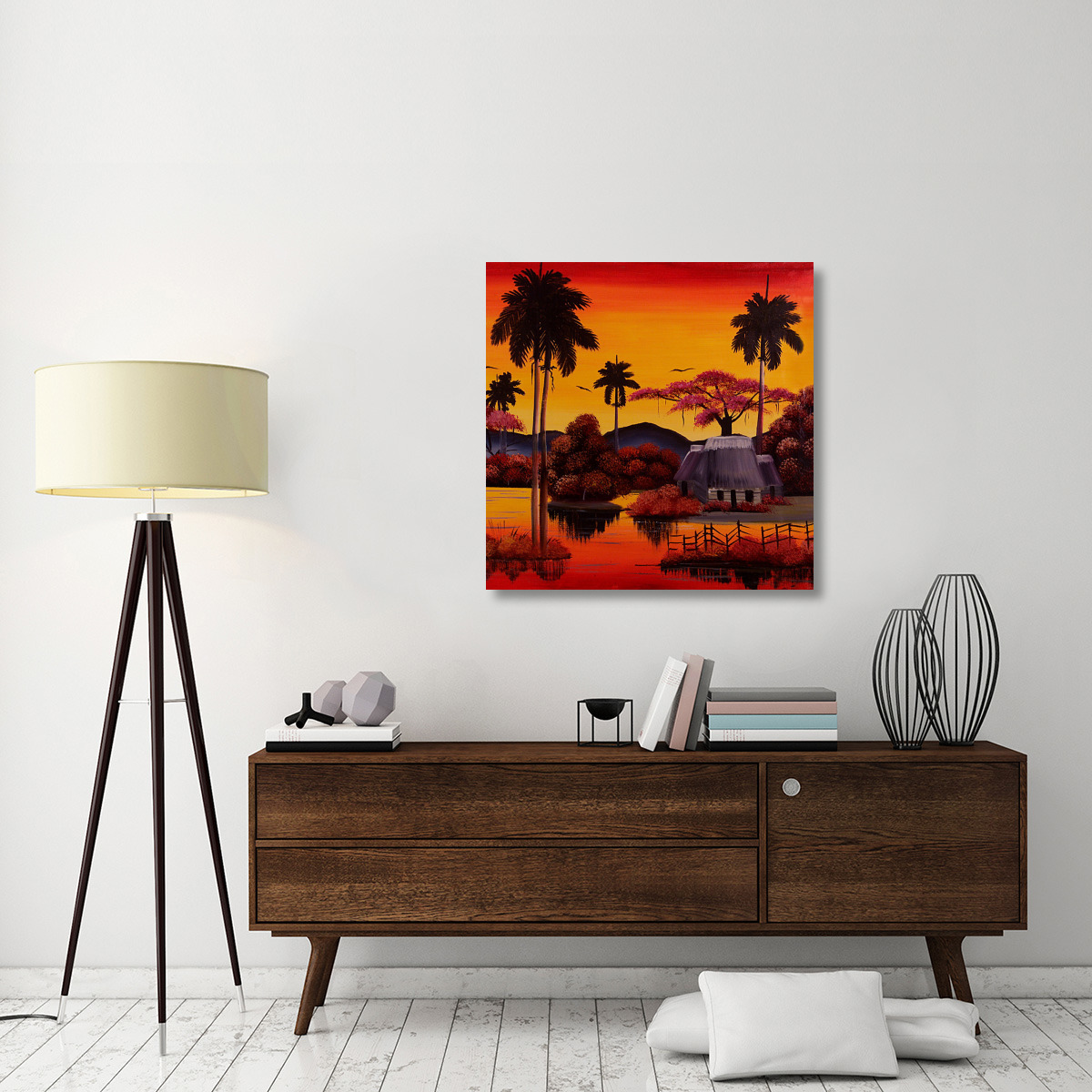 Palms Way-Canvas Art-36&quotx36"