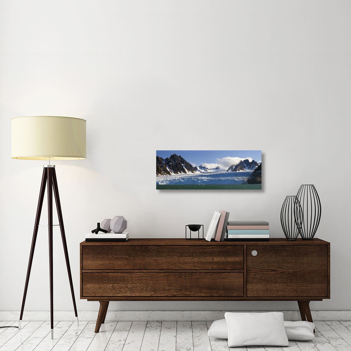 Monaco Glacier, Liefdefjorden, Spitsbergen, Norway-Canvas Art-36&quotx13.32"