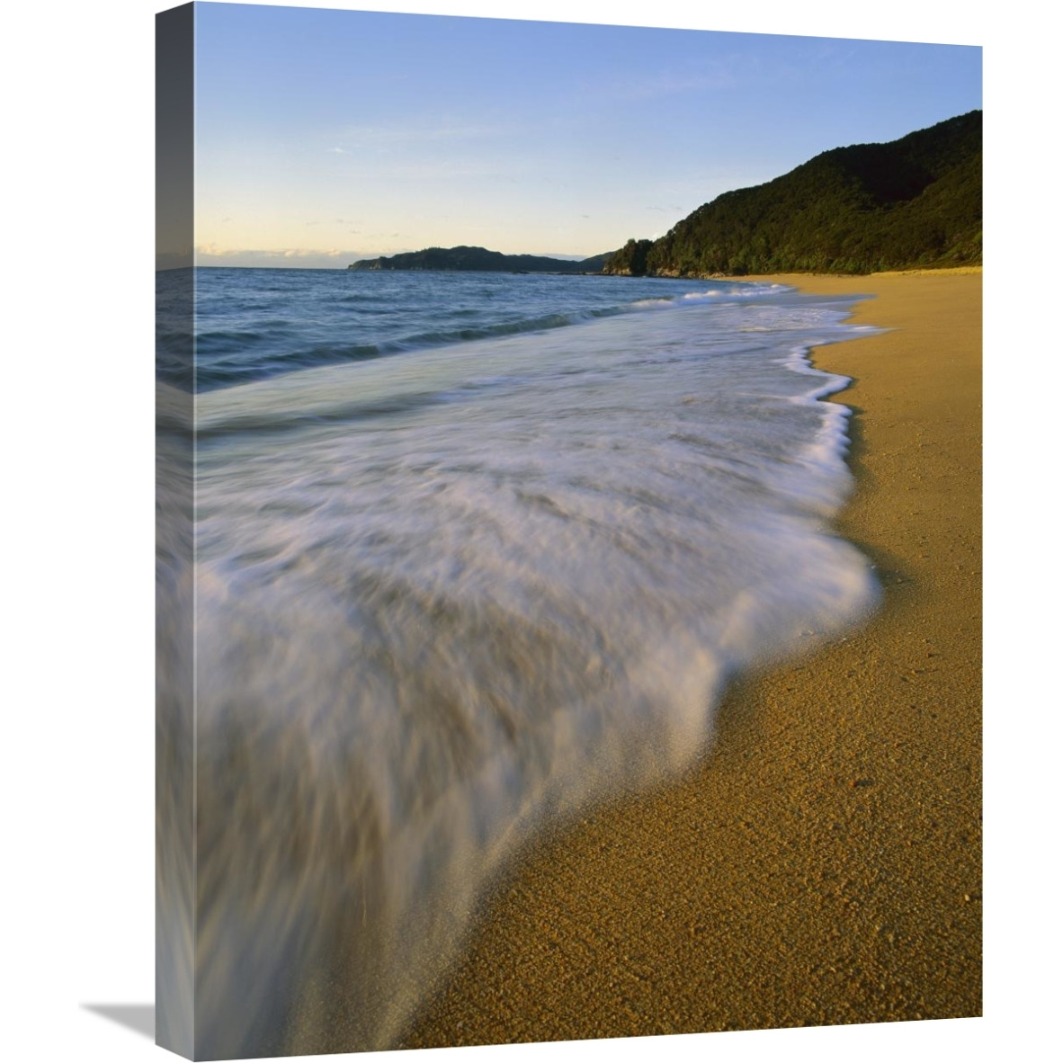 Waves on Totaranui Beach, Abel Tasman National Park, New Zealand-Canvas Art-20&quotx24"