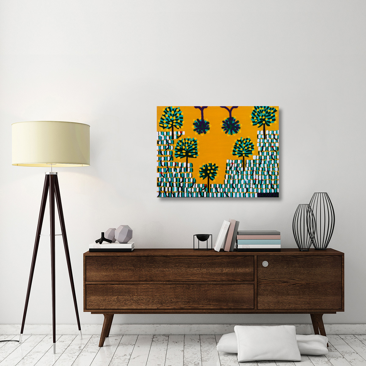 7 Trees-Canvas Art-40&quotx30"