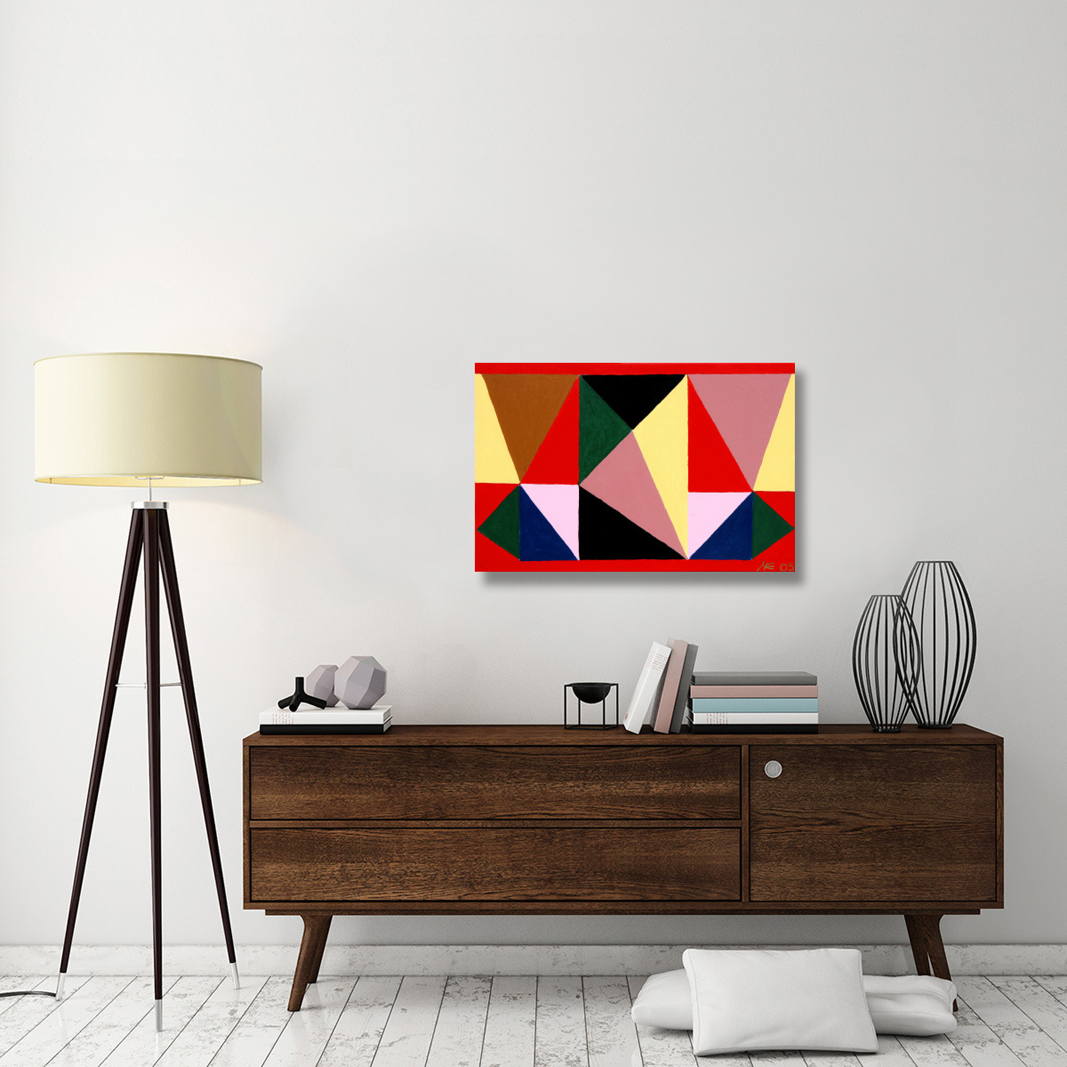 Abstract Colors-Canvas Art-36&quotx24"