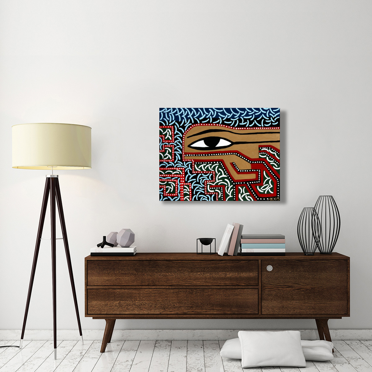 All Seeing Eye-Canvas Art-40&quotx30"