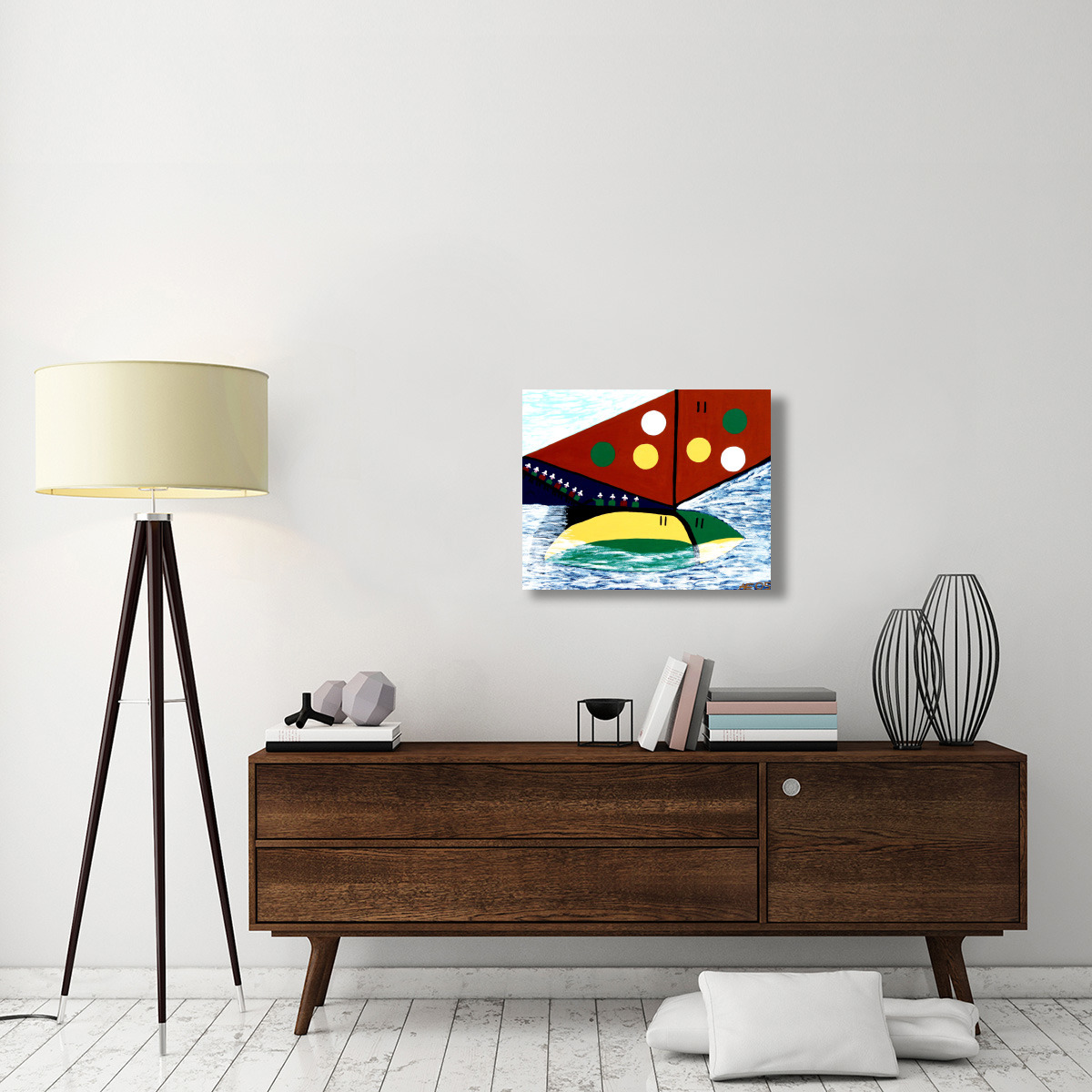 Bahamas Reggatta-Canvas Art-28&quotx22"