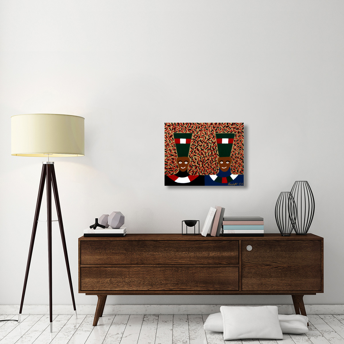 Egypt Princes-Canvas Art-28&quotx22"