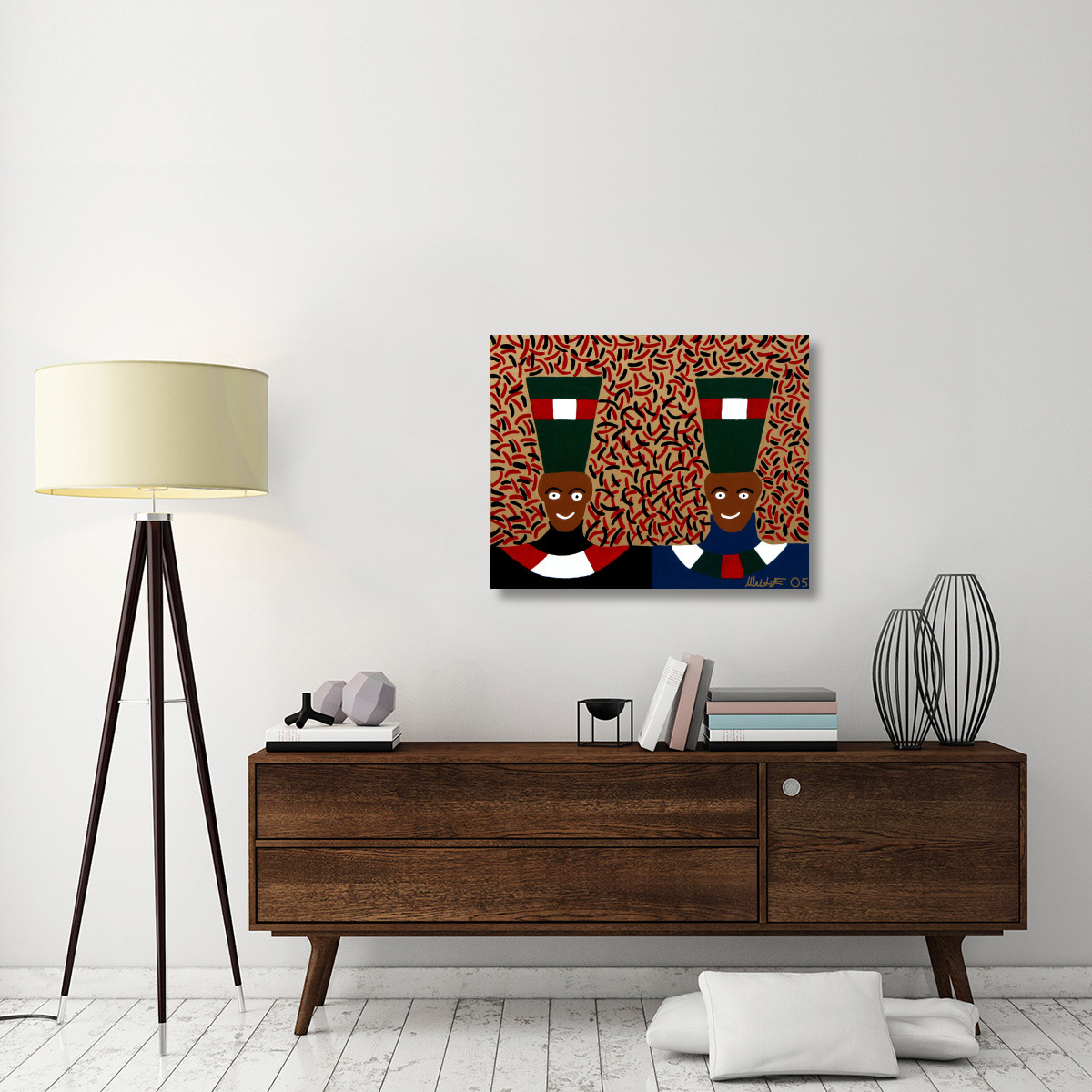 Egypt Princes-Canvas Art-35&quotx28"